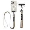 Tech-Protect C6S vállpánt / univerzális pánt telefonra rögzíthető, bézs / barna (crossbody pánt)