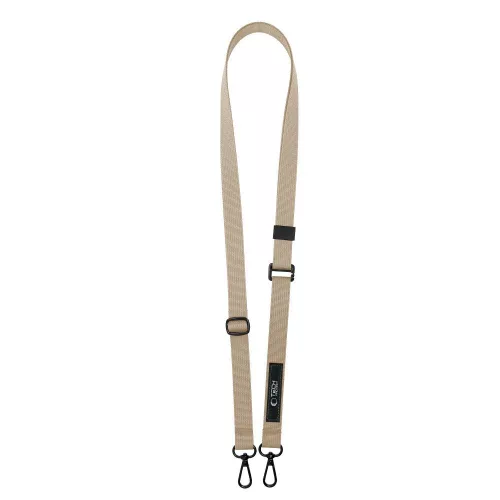Tech-Protect C6S vállpánt / univerzális pánt telefonra rögzíthető, bézs / barna (crossbody pánt)