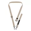 Tech-Protect C6S vállpánt / univerzális pánt telefonra rögzíthető, bézs / barna (crossbody pánt)