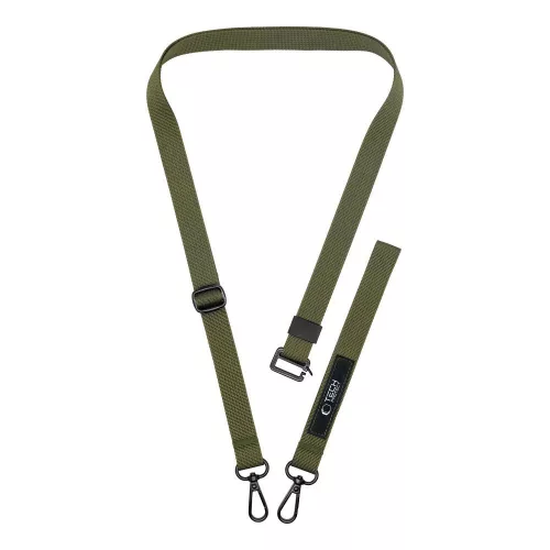 Tech-Protect C6S vállpánt / univerzális pánt telefonra rögzíthető, khaki / sötétzöld (crossbody pánt)