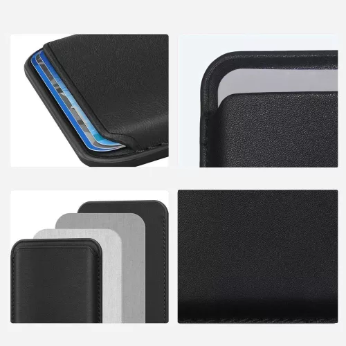 Tech-Protect CH01 mágneses kártyatartó, MagSafe, telefonra rögzíthető, kék (3db kártya)