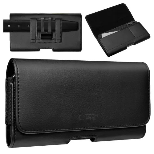 Tech-Protect SM80 univerzális telefon tartó táska / övtáska, 5.8-6.8", mágneses záródás, fekete