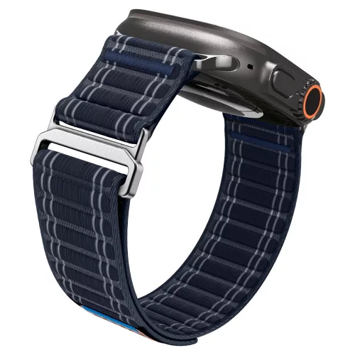 Spigen WBF0 Apple Watch Ultra 4 / 3 / 2 / 1 / SE / 12 / 11 / 10 / 9 / 8 (44/45/46/49mm) szíj, kék