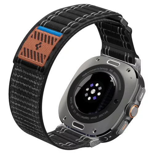 Spigen WBF0 Samsung Galaxy Watch Ultra 2024 / 2025 / 2026 (47mm) szíj, fekete