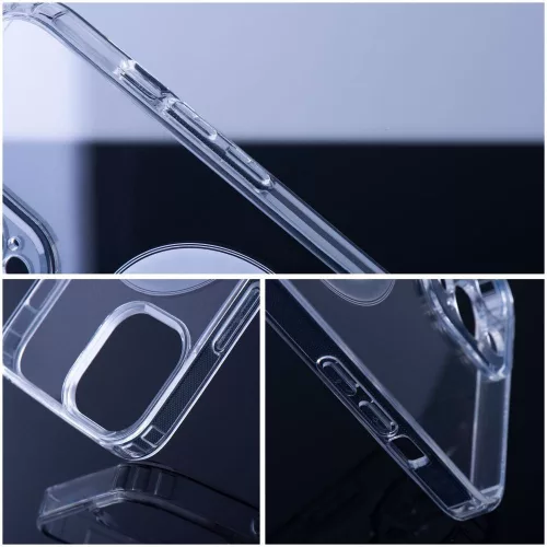 Clear Mag Apple iPhone 16 Plus hátlap tok kamera védelemmel, MagSafe, átlátszó