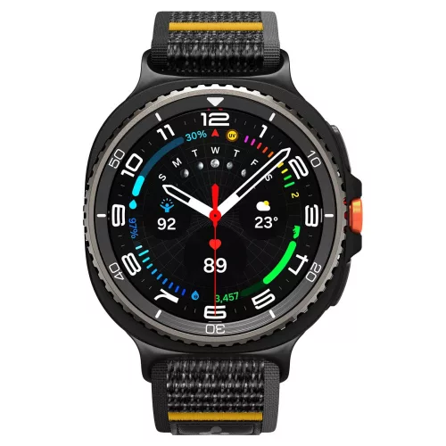 Spigen Athlex Air Samsung Galaxy Watch 8 / Watch 8 Classic (40/44/46mm) szíj, fekete