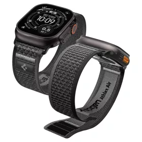   Spigen Athlex Air 2 Apple Watch Ultra 4 / 3 / 2 / 1 / SE / 12 / 11 / 10 / 9 / 8 (44/45/46/49mm) szíj, fekete-szürke