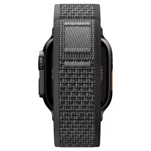 Spigen Athlex Air 2 Apple Watch Ultra 4 / 3 / 2 / 1 / SE / 12 / 11 / 10 / 9 / 8 (44/45/46/49mm) szíj, fekete-szürke