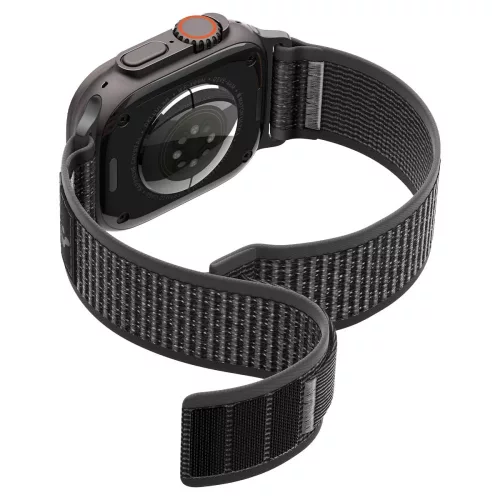 Spigen Athlex Air 2 Apple Watch Ultra 4 / 3 / 2 / 1 / SE / 12 / 11 / 10 / 9 / 8 (44/45/46/49mm) szíj, fekete-szürke