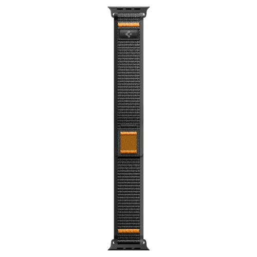 Spigen Athlex Air 2 Apple Watch Ultra 4 / 3 / 2 / 1 / SE / 12 / 11 / 10 / 9 / 8 (44/45/46/49mm) szíj, fekete-narancs