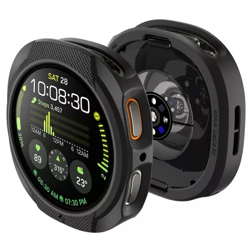 Spigen Liquid Air Samsung Galaxy Watch 8 / Watch 9 (40mm) tok, fekete