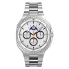 Spigen Modern Fit Samsung Galaxy Watch 8 / Watch 8 Classic (40/44/46mm) szíj, rozsdamentes acél, ezüst