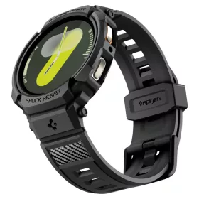   Spigen Rugged Armor Pro Samsung Galaxy Watch 8 / Watch 9 (40mm) szíj / tok, ütésálló, fekete (Carbon)