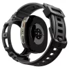 Spigen Rugged Armor Pro Samsung Galaxy Watch 8 / Watch 9 (40mm) szíj / tok, ütésálló, fekete (Carbon)