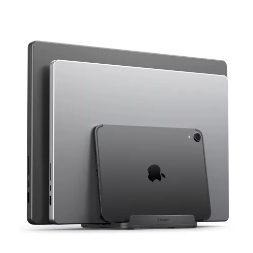 Spigen LD208S4 asztali laptop / iPad / tablet / telefon tartó, fekete