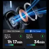 Spigen EF223MS vezeték nélküli wireless gyorstöltő, MagSafe, 3in1, Qi2, 15W, fekete (Apple Watch / Airpods / iPhone)