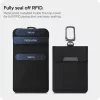 Spigen Faraday RFID blokkoló kulcstartó tok / táska, fekete (autó kulcshoz)