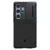 Spigen Optik Armor Samsung Galaxy S25 Ultra tok, Black, fekete
