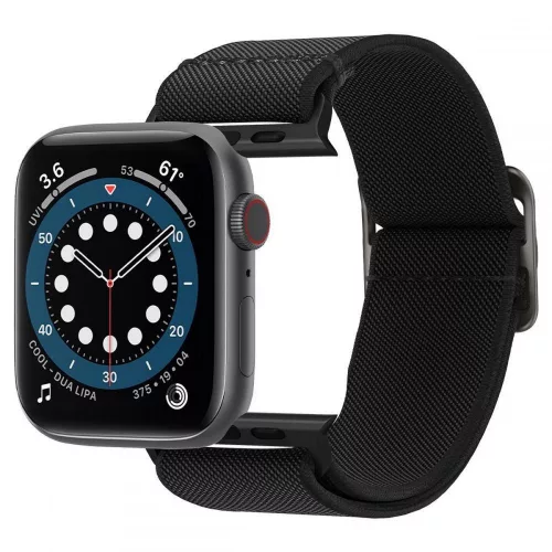 Spigen Fit Lite Apple Watch Ultra 4 / 3 / 2 / 1 / SE / 12 / 11 / 10 / 9 / 8 (44/45/46/49mm) szíj, fekete