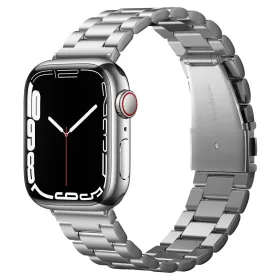   Spigen Modern Fit Apple Watch Ultra 4 / 3 / 2 / 1 / SE / 12 / 11 / 10 / 9 / 8 (44/45/46/49mm) szíj, fém, ezüst