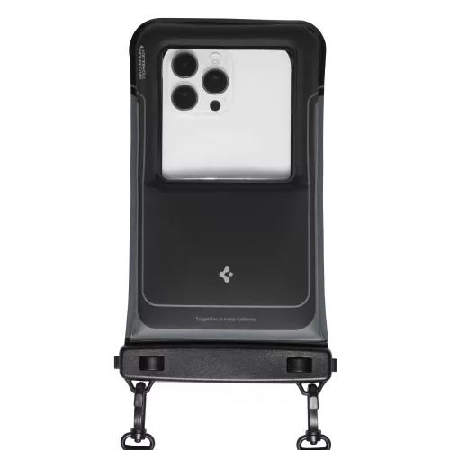 Spigen A611P univerzális vízálló tok, vízfelszínen lebegő, fekete (2db)