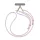 Uniq Coehl Laurel univerzális pánt, nyak / csukló / crossbody, lila