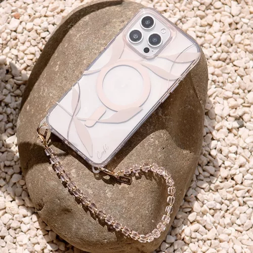 Uniq Candy Gem csuklópánt, telefonra rögzíthető, univerzális, rózsaszín