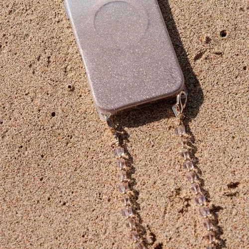 Uniq Candy Gem csuklópánt, telefonra rögzíthető, univerzális, rózsaszín