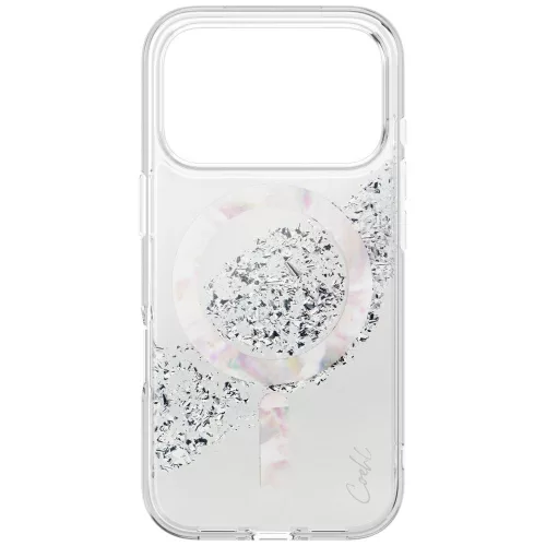 Uniq Coehl Crystelle Apple iPhone 17 Pro mágneses tok, MagSafe, ezüst