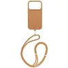 Uniq Coehl Mirelle Apple iPhone 17 Pro Max mágneses tok, MagSafe, crossbody pánttal, barna-arany