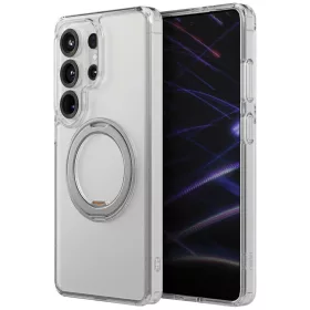   Uniq Swivix Samsung Galaxy S26 Ultra tok 360 fokban állítható kitámasztóval, átlátszó
