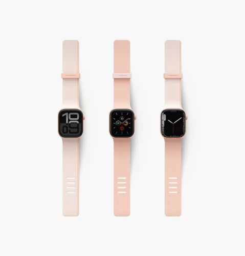 Uniq Revix IV Premium Apple Watch 42/41/40mm mágneses szíj, rózsaszín-bézs
