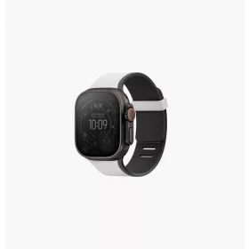   Uniq Revix IV Premium Apple Watch Ultra 4 / 3 / 2 / 1 / SE / 12 / 11 / 10 / 9 / 8 (44/45/46/49mm) mágneses szíj, szürke-fekete