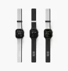 Uniq Revix IV Premium Apple Watch Ultra 4 / 3 / 2 / 1 / SE / 12 / 11 / 10 / 9 / 8 (44/45/46/49mm) mágneses szíj, szürke-fekete