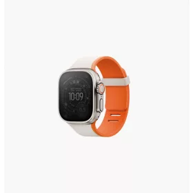   Uniq Revix IV Premium Apple Watch Ultra 4 / 3 / 2 / 1 / SE / 12 / 11 / 10 / 9 / 8 (44/45/46/49mm) mágneses szíj, narancs-szürke