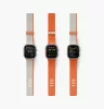Uniq Revix IV Premium Apple Watch Ultra 4 / 3 / 2 / 1 / SE / 12 / 11 / 10 / 9 / 8 (44/45/46/49mm) mágneses szíj, narancs-szürke