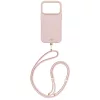 Uniq Coehl Mirelle Apple iPhone 17 Pro mágneses tok, MagSafe, crossbody pánttal, rózsaszín-arany