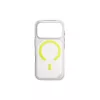 Uniq Combat Active Magclick Apple iPhone 17 Pro MagSafe tok, átlátszó-zöld