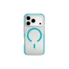 Uniq Combat Active Magclick Apple iPhone 17 Pro MagSafe tok, átlátszó-kék