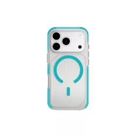   Uniq Combat Active Magclick Apple iPhone 17 Pro MagSafe tok, átlátszó-kék