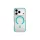 Uniq Combat Active Magclick Apple iPhone 17 Pro MagSafe tok, átlátszó-kék