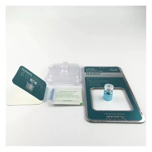 Nano Liquid kijelzővédő, karcálló védőfólia folyadék, minden készülékhez, Antibakteriális, Clear