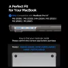 Spigen Airskin Apple Macbook Pro 16 M1-M5 / M5 Pro-M5 Pro Max 2021-2026 tok, Frost Black, fekete
