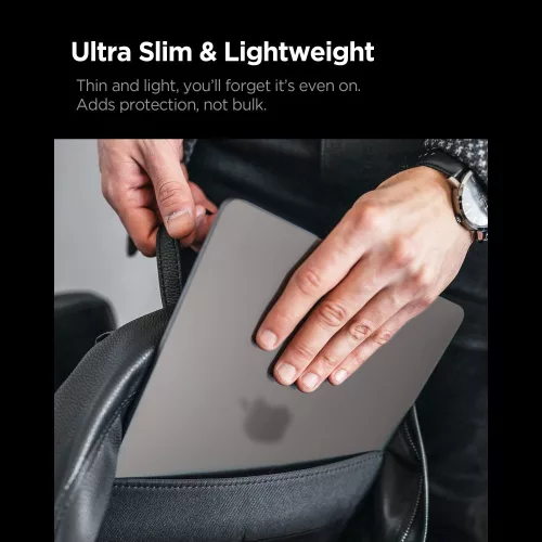 Spigen Airskin Apple Macbook Pro 16 M1-M5 / M5 Pro-M5 Pro Max 2021-2026 tok, Frost Black, fekete