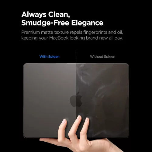 Spigen Airskin Apple Macbook Pro 16 M1-M5 / M5 Pro-M5 Pro Max 2021-2026 tok, Frost Black, fekete