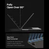 Spigen Airskin Apple Macbook Pro 16 M1-M5 / M5 Pro-M5 Pro Max 2021-2026 tok, Frost Black, fekete