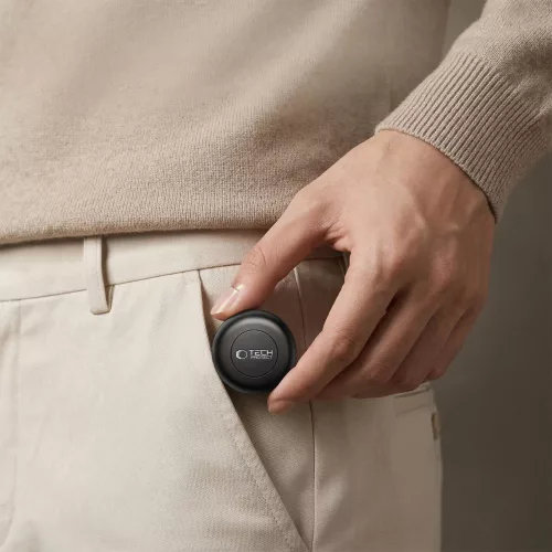 Tech-Protect QuietFit füldugó, 4db különböző méretű gumiharanggal, tokkal, fekete