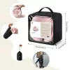 Tech-Protect ComfortRest utazó párna / nyakpárna memóriahabbal, állítható pánttal, rózsaszín
