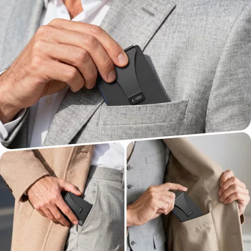 Tech-Protect Thorn RFID blokkoló kártyatartó, fekete (bankkártyához)