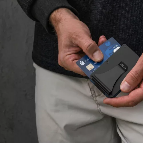 Tech-Protect Thorn RFID blokkoló kártyatartó, fekete (bankkártyához)